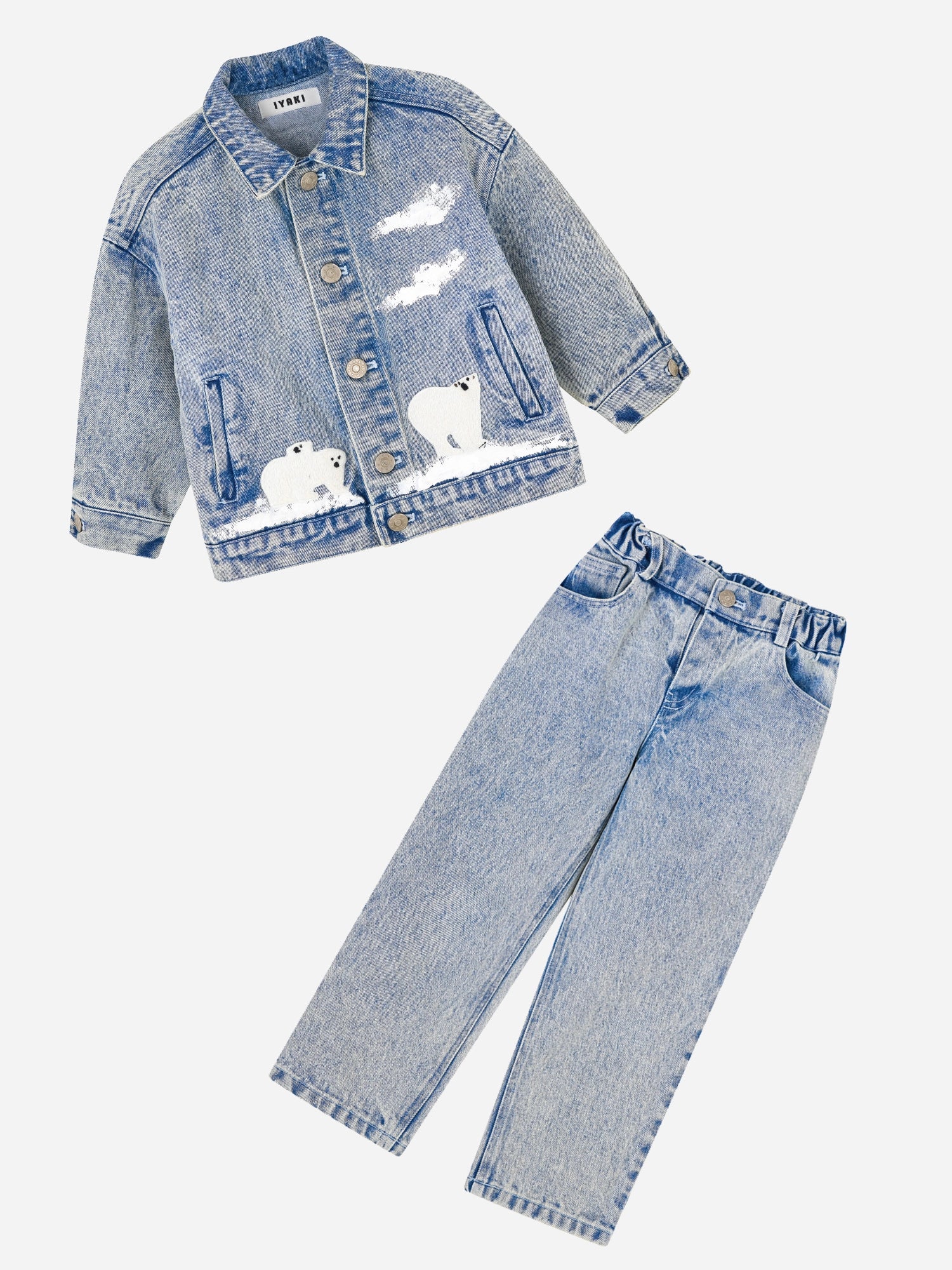 POLAR DENIM SET (JACKET + PANTS)